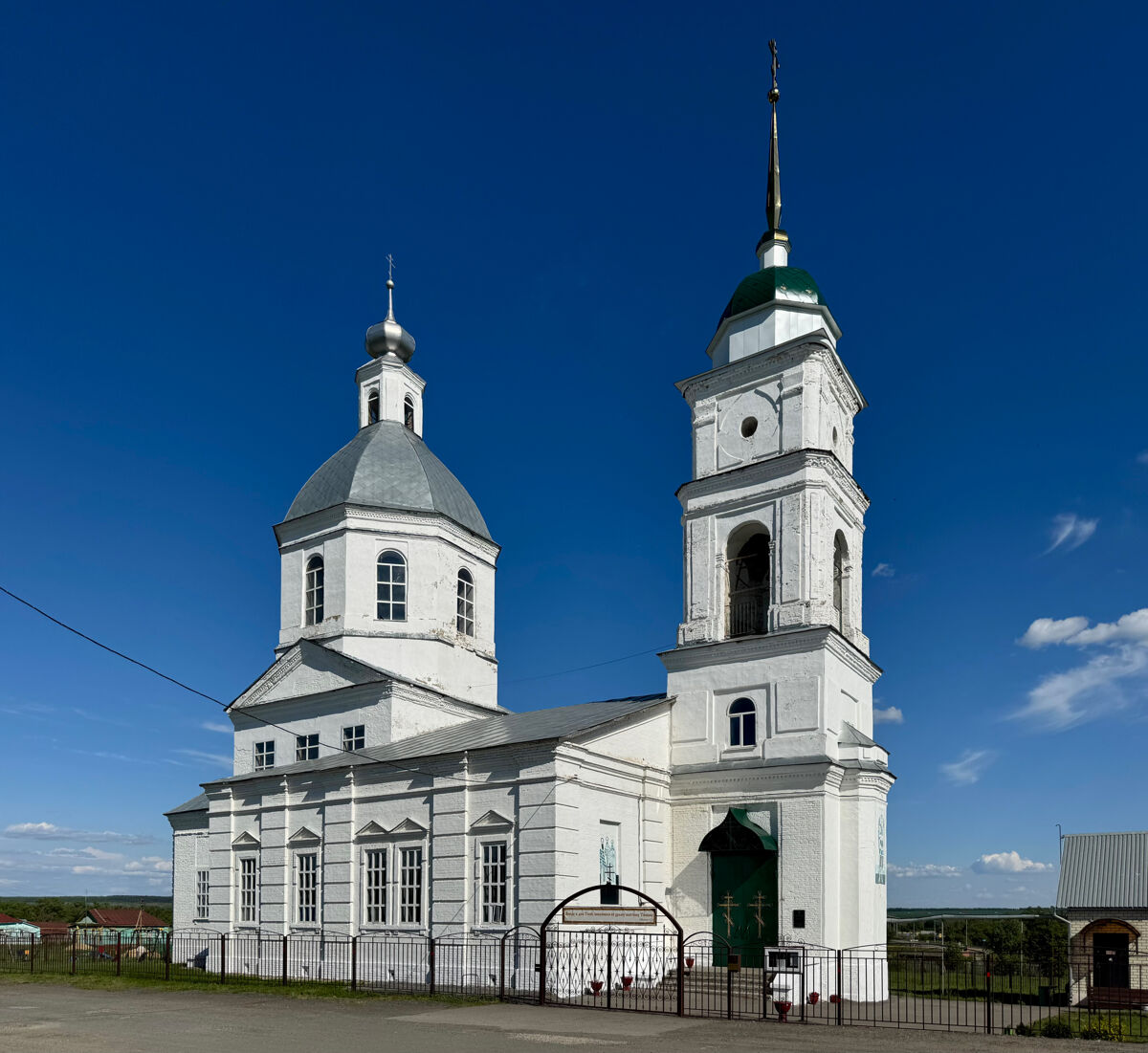 Церковь Михаила Архангела, Симбухово (Мокшанский район, Пензенская область). фасады, Вид с запада