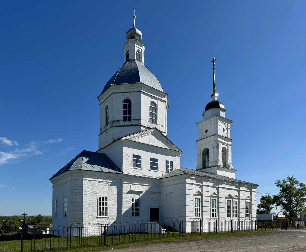 Церковь Михаила Архангела, Симбухово (Мокшанский район, Пензенская область). фасады, Вид с севера