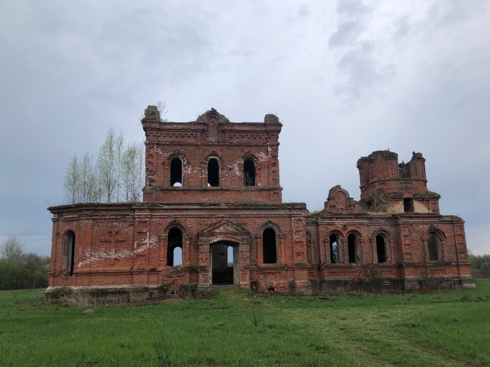 Полуево, урочище. Церковь Вознесения Господня. фасады