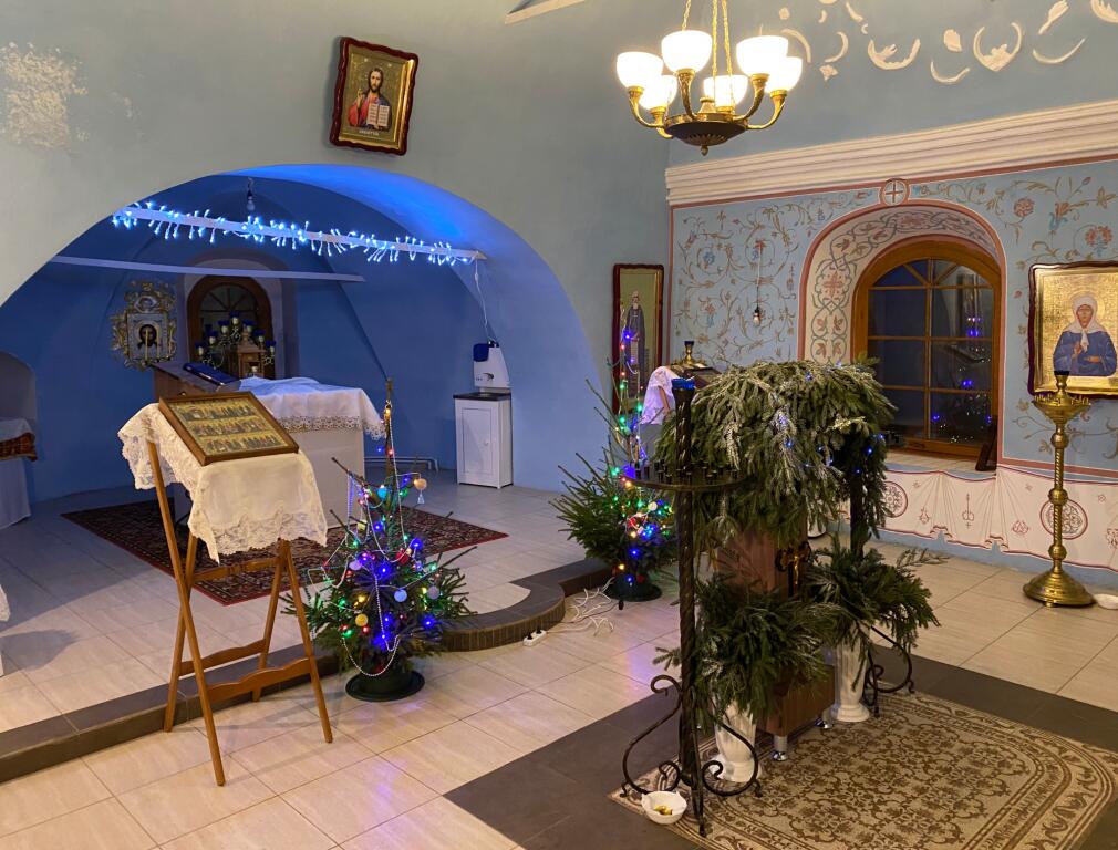 Церковь Рождества Иоанна Предтечи, Торопец (Торопецкий район, Тверская область). интерьер и убранство, Тёплый придел