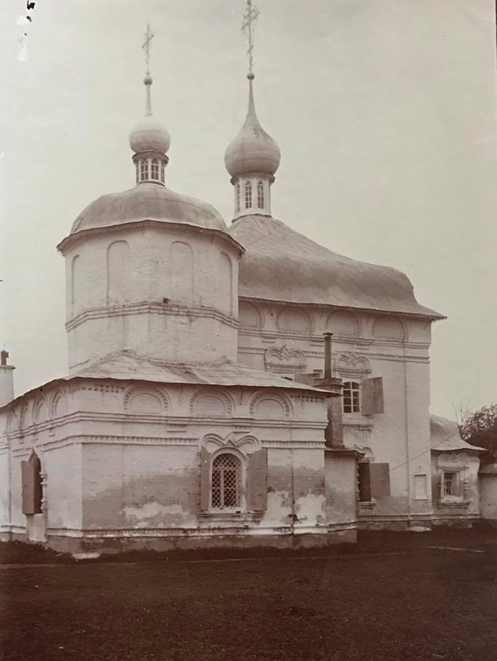 Церковь Иоанна Предтечи. Фотограф Н.Д. Бартрам. 1912 год. Источник: hram-tver.ru, архивная фотография. Церковь Рождества Иоанна Предтечи, Торопец (Торопецкий район, Тверская область)