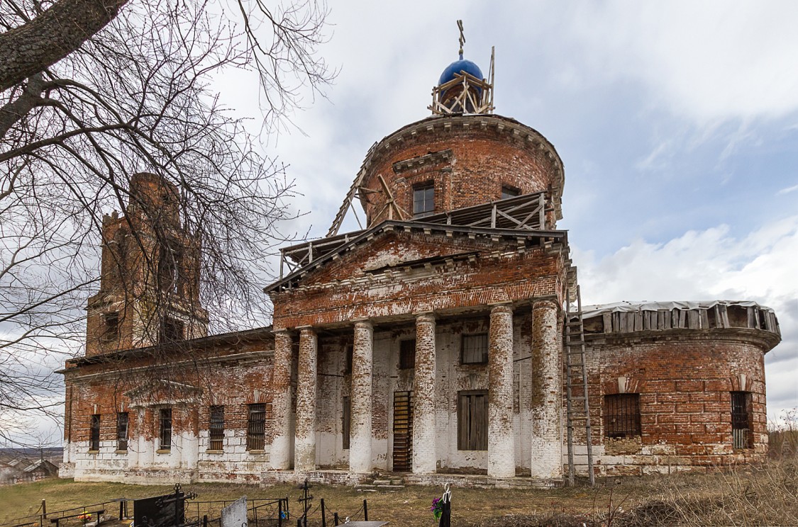 Карачарово. Церковь Успения Пресвятой Богородицы. фасады