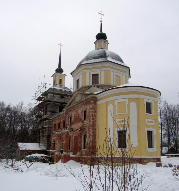 Церковь Николая Чудотворца, Подьячево (Дмитровский городской округ, Московская область). фасады, вид с юго-востока
