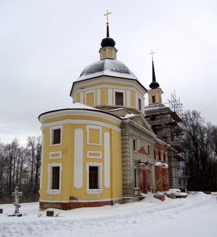 Подьячево. Церковь Николая Чудотворца. фасады, вид с северо-востока