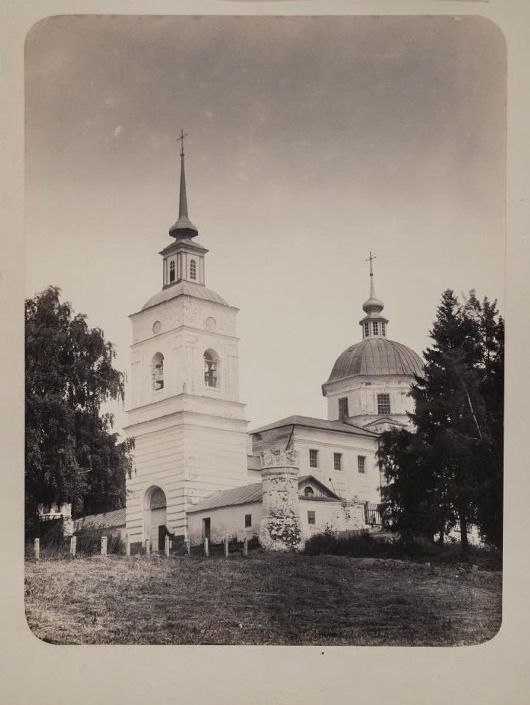 Церковь Николая Чудотворца, Подьячево (Дмитровский городской округ, Московская область). архивная фотография, Фото XIX века из фондов Государственного исторического музея. Ателье Мартина Шерера