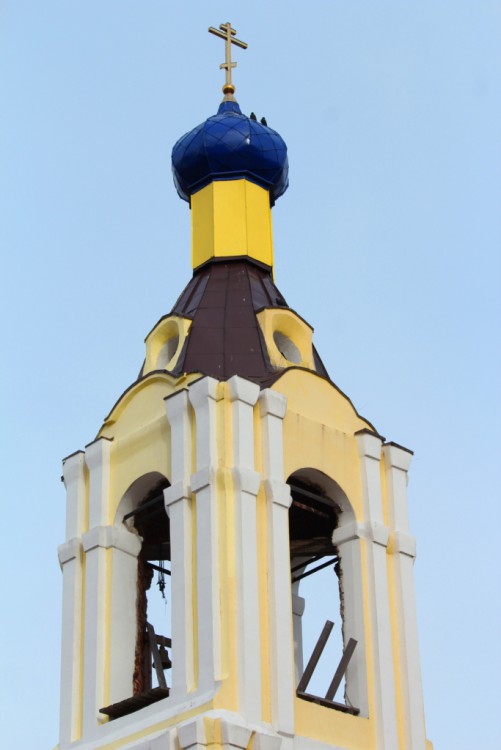 Церковь Николая Чудотворца, Чижовка (Калуга, город, Калужская область). архитектурные детали, Завершение колокольни