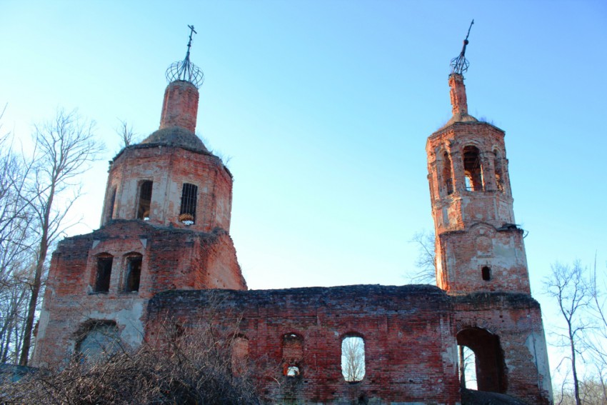Церковь Георгия Победоносца на Поляне, Галкино (Калуга, город, Калужская область). фасады, Вид с севера