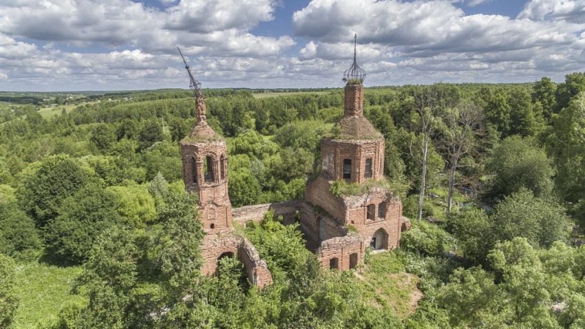 Церковь Георгия Победоносца на Поляне, Галкино (Калуга, город, Калужская область). фасады