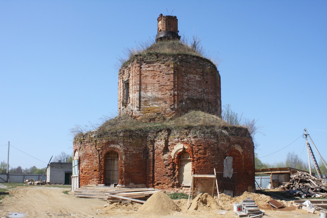 Грабцево. Церковь Успения Пресвятой Богородицы. фасады