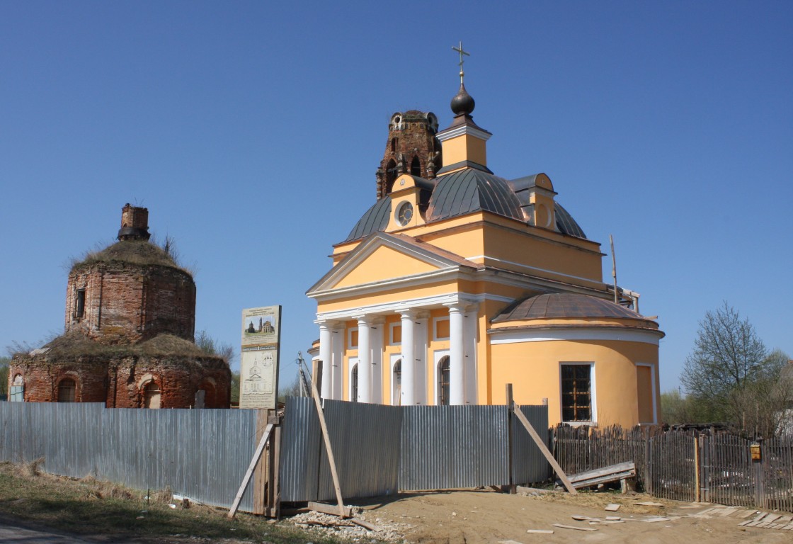 Грабцево. Церковь Николая Чудотворца. фасады