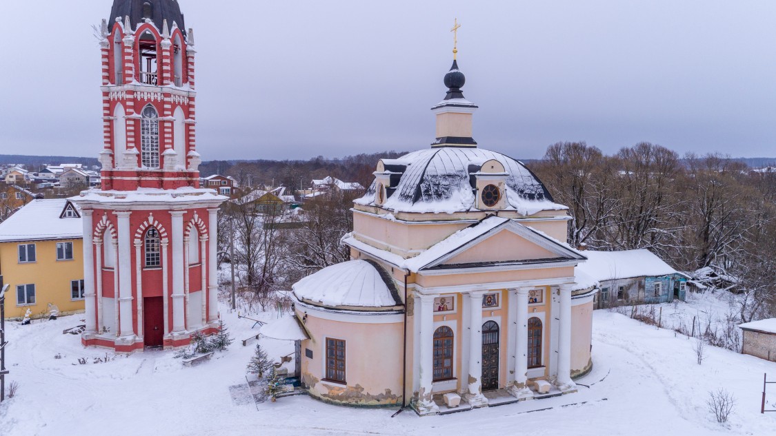 Церковь Николая Чудотворца, Грабцево (Ферзиковский район, Калужская область). фасады