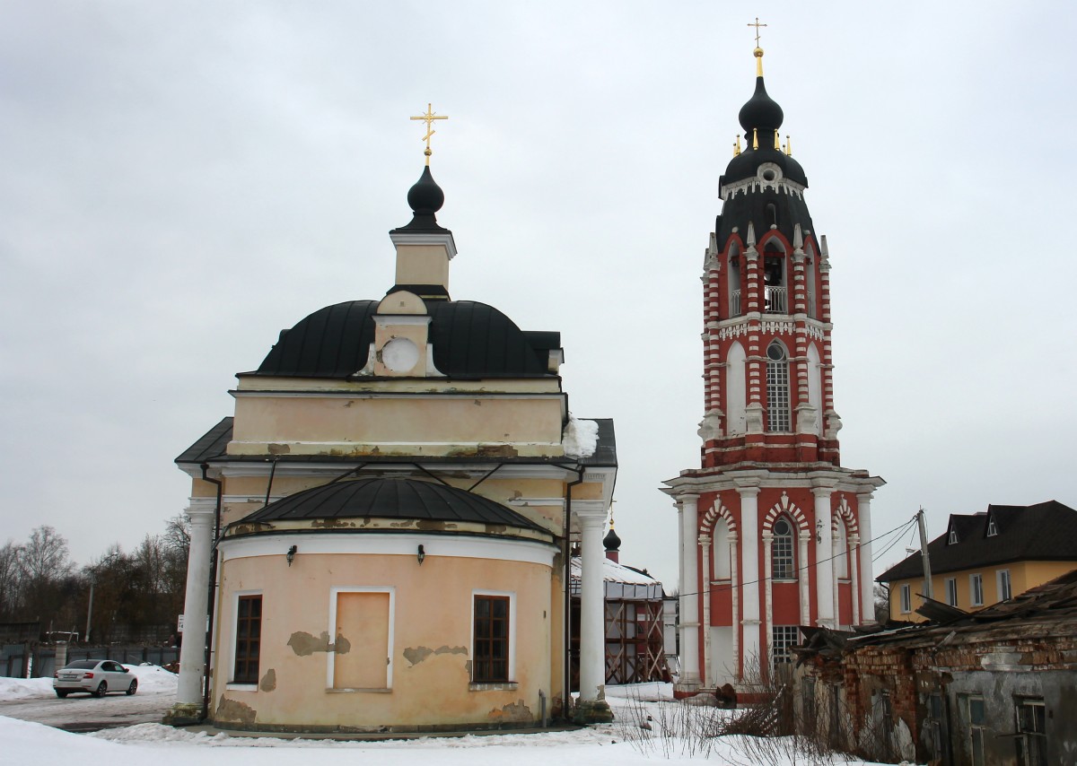 Церковь Николая Чудотворца, Грабцево (Ферзиковский район, Калужская область). фасады, Вид с востока 