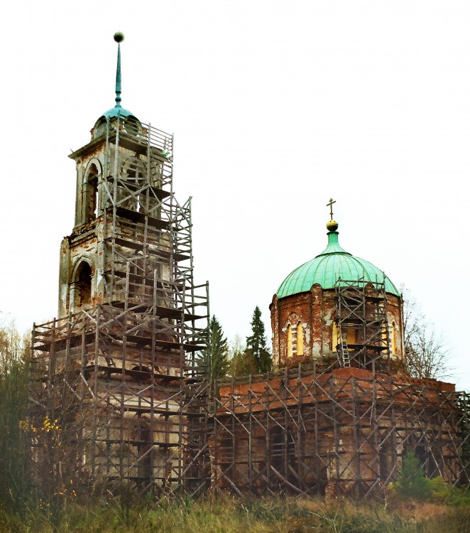 Садуново, урочище. Церковь Николая Чудотворца. фасады