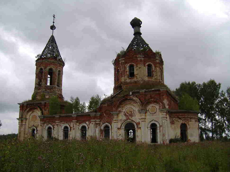 Церковь Троицы Живоначальной, Заборовье (Калининский район, Тверская область). фасады, Внешний вид храма.