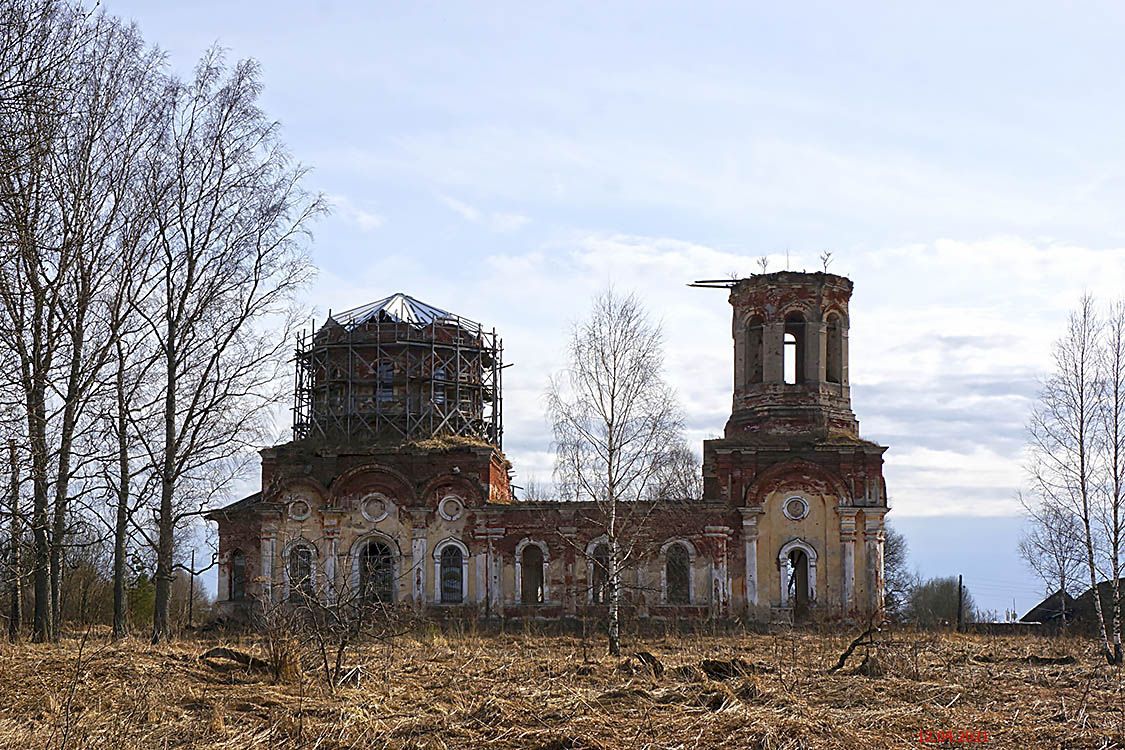 Церковь Троицы Живоначальной, Заборовье (Калининский район, Тверская область). фасады