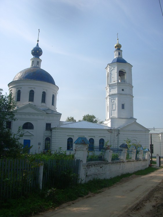 Костерёво. Церковь Воздвижения Креста Господня. фасады