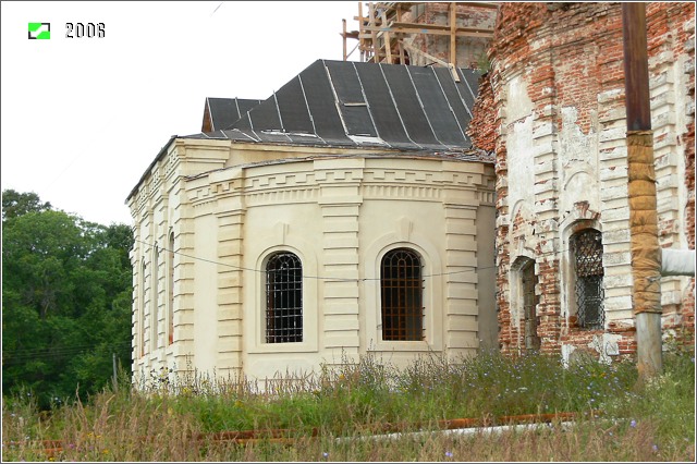 Церковь Иерусалимской иконы Божией Матери, Воспушка (Петушинский район, Владимирская область). дополнительная информация, Южный придел, вид с востока