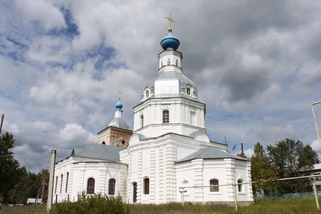 Воспушка. Церковь Иерусалимской иконы Божией Матери. фасады, Вид с юго-востока