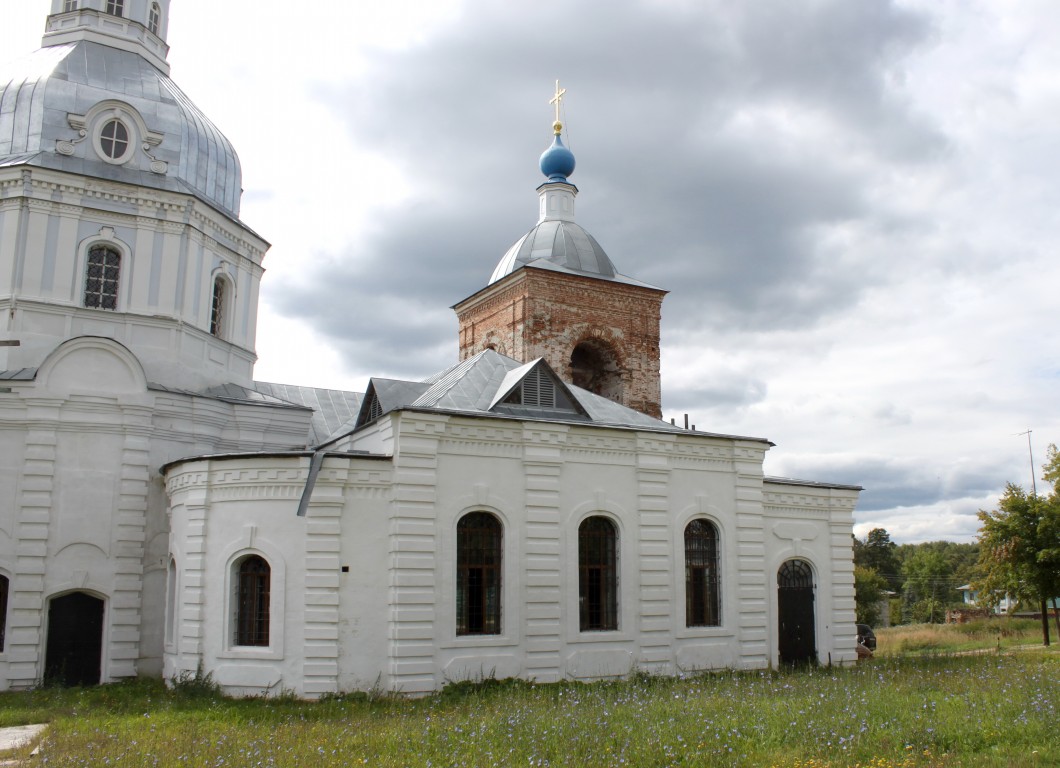 Церковь Иерусалимской иконы Божией Матери, Воспушка (Петушинский район, Владимирская область). архитектурные детали, Вид с северо-востока