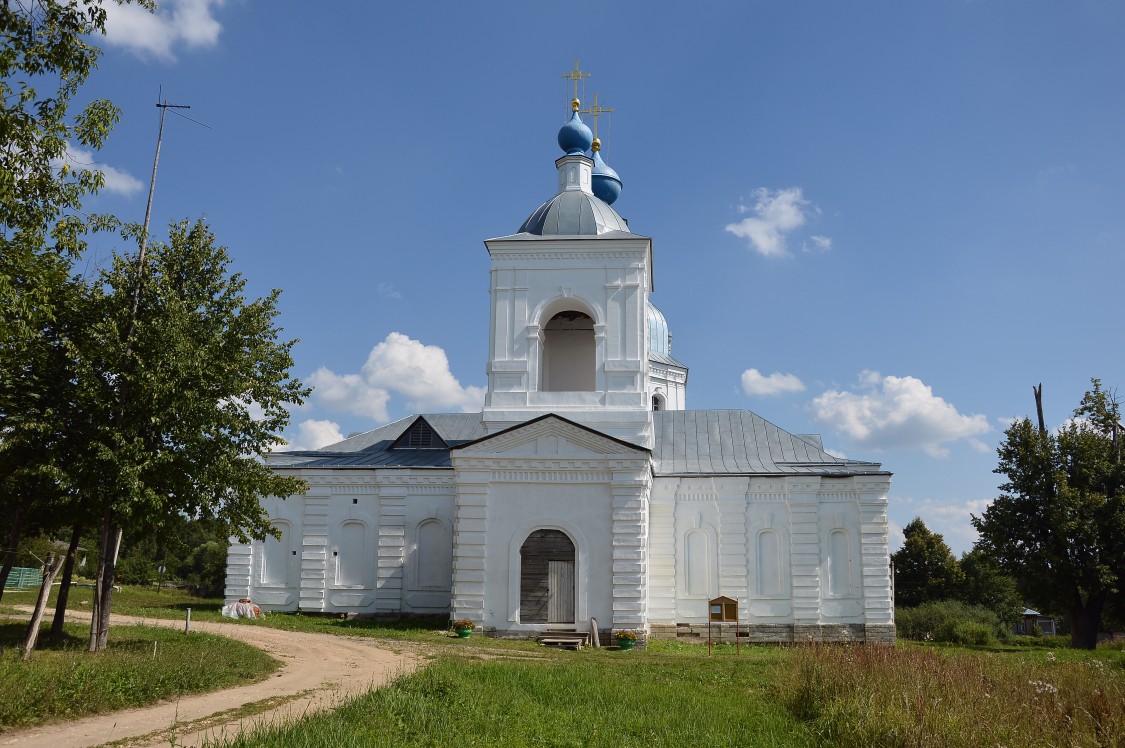 Воспушка. Церковь Иерусалимской иконы Божией Матери. фасады