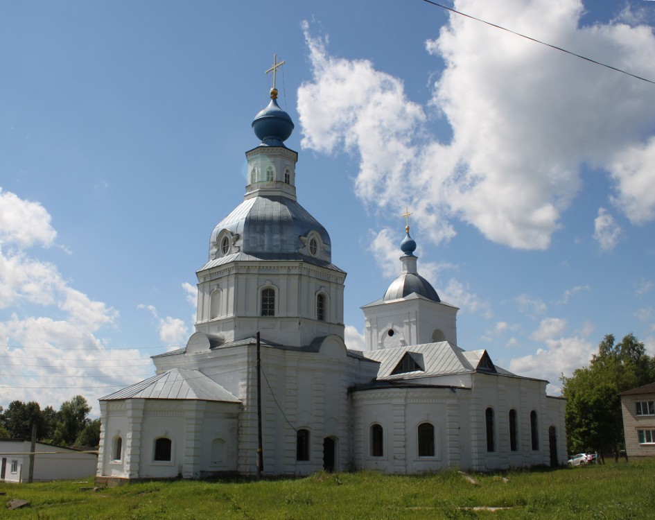 Воспушка. Церковь Иерусалимской иконы Божией Матери. фасады, Вид с северо - востока