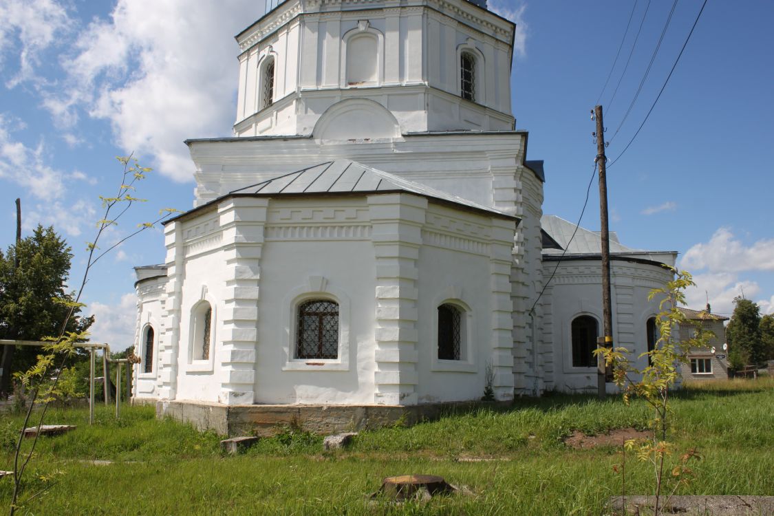 Церковь Иерусалимской иконы Божией Матери, Воспушка (Петушинский район, Владимирская область). архитектурные детали, Вид с востока