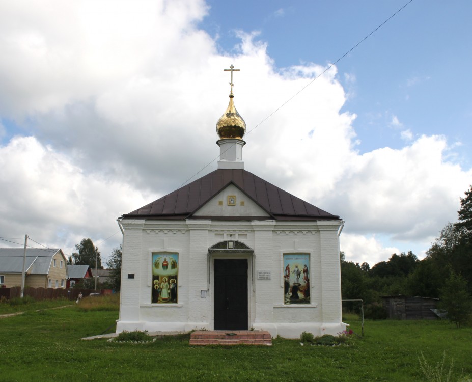 Костино. Церковь Троицы Живоначальной. фасады, Вид с запада