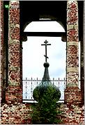 Церковь Преображения Господня, Площадка звона колокольни, на заднем плане глава основного объёма<br>, Новый Спас, Петушинский район, Владимирская область