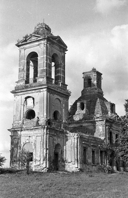 Пучково. Церковь Казанской иконы Божией Матери в Пучкове. архивная фотография, Фотоснимок с сайта: Pastvu.com/619956