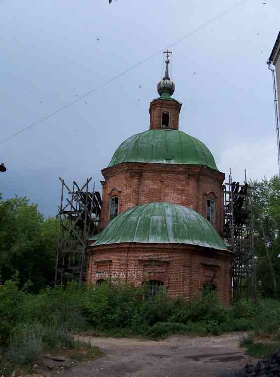 Лебедянь. Собор Казанской иконы Божией Матери (Старо-Казанский). фасады, Старо-Казанский собор со стороны реки Дон