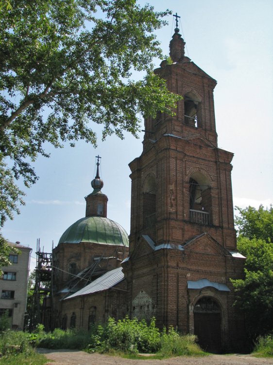 Собор Казанской иконы Божией Матери (Старо-Казанский), Лебедянь (Лебедянский район, Липецкая область). общий вид в ландшафте