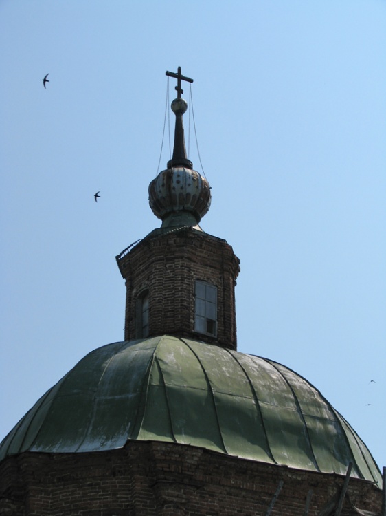 Собор Казанской иконы Божией Матери (Старо-Казанский), Лебедянь (Лебедянский район, Липецкая область). архитектурные детали, Купол Собора Казанской Иконы Божией Матери 