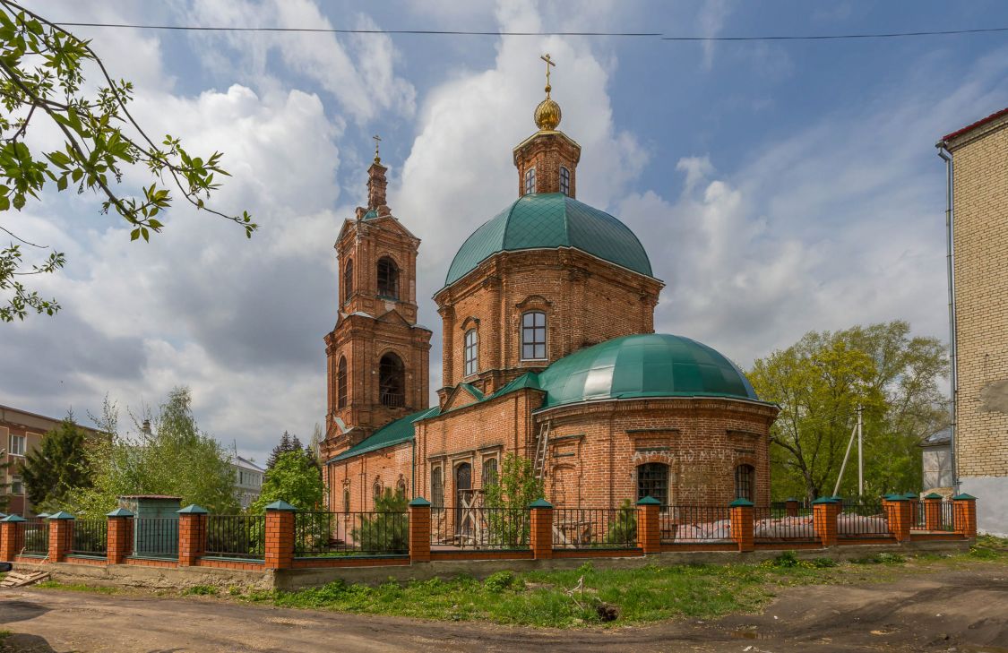 Собор Казанской иконы Божией Матери (Старо-Казанский), Лебедянь (Лебедянский район, Липецкая область). фасады, Вид с юго-востока
