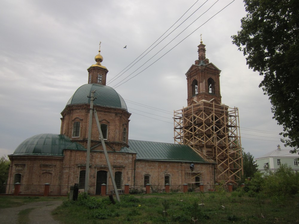 Собор Казанской иконы Божией Матери (Старо-Казанский), Лебедянь (Лебедянский район, Липецкая область). фасады
