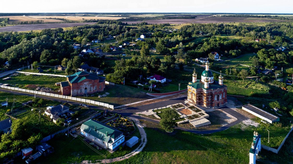 Сезёново. Сезёновский Иоанно-Казанский женский монастырь. общий вид в ландшафте