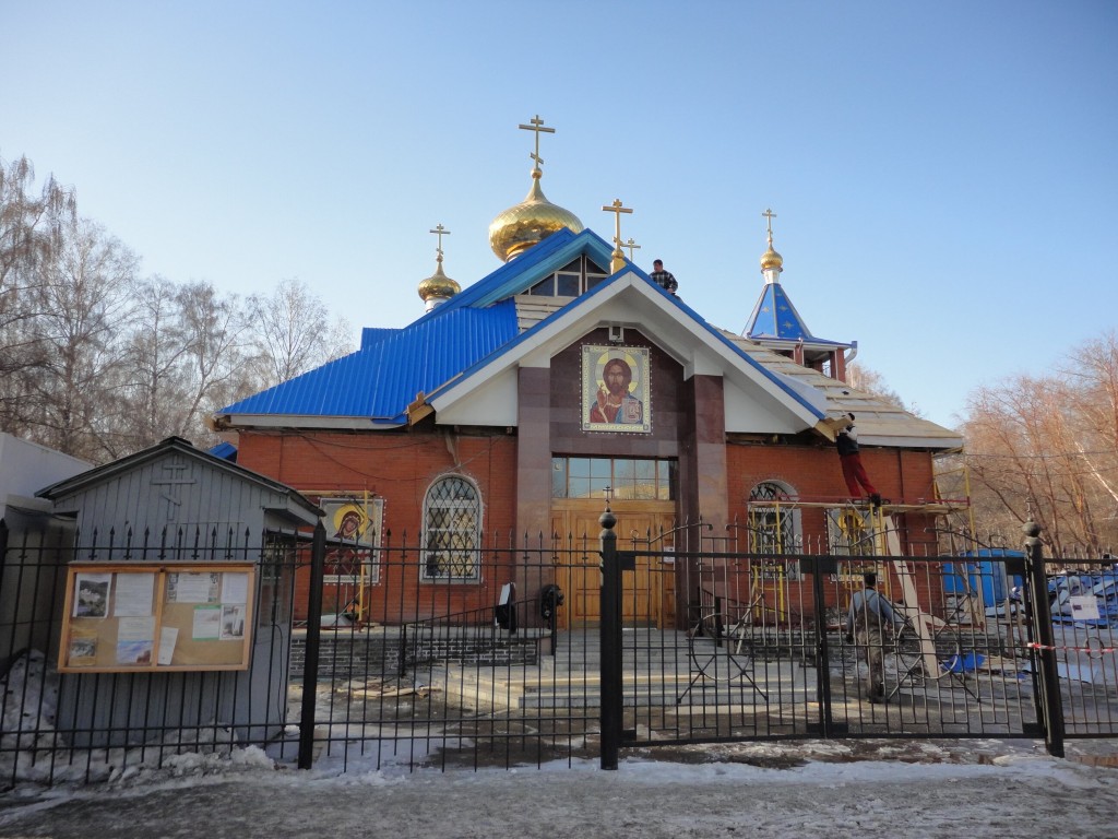 Новосибирск. Церковь Успения Пресвятой Богородицы. фасады, Реставрация храма