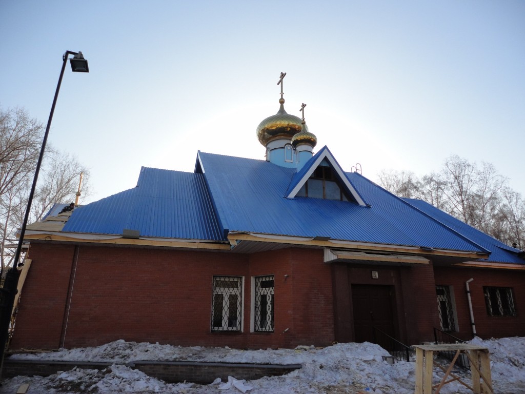 Новосибирск. Церковь Успения Пресвятой Богородицы. фасады, Реставрация храма