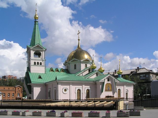 Новосибирск. Кафедральный собор Вознесения Господня. фасады