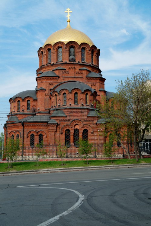 Новосибирск. Собор Александра Невского. фасады, Восточный фасад