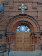 Собор Александра Невского, Главный вход в собор<br>, Новосибирск, Новосибирск, город, Новосибирская область
