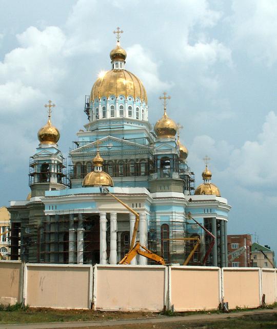 Саранск. Кафедральный собор Феодора Ушакова. документальные фотографии