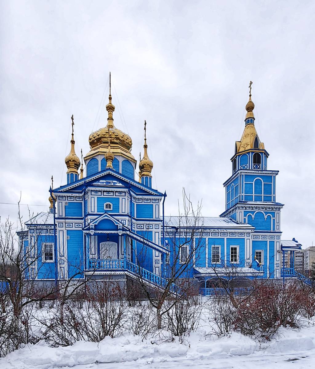 фасады. Церковь Благовещения Пресвятой Богородицы в Дальнем Засвияжье, Ульяновск (Ульяновск, город, Ульяновская область)