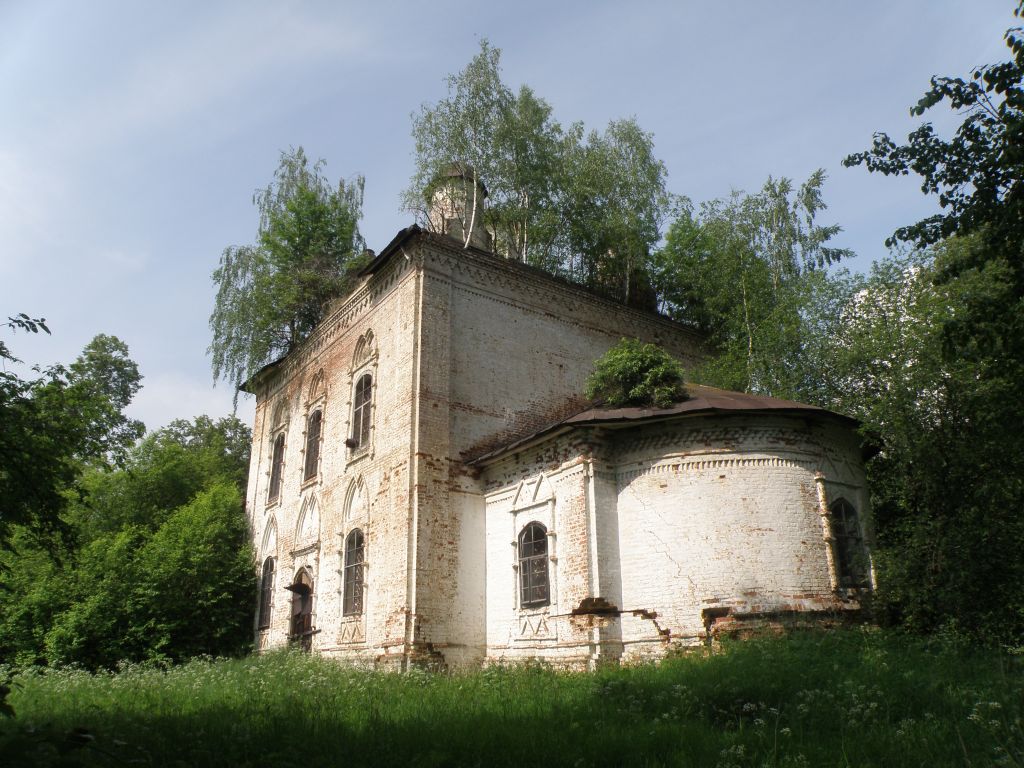 Усть-Нея. Церковь Воскресения Христова. фасады