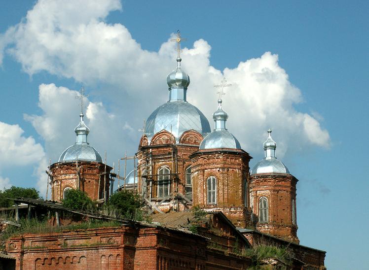 Церковь Николая Чудотворца, Сиалеевская Пятина (Инсарский район, Республика Мордовия). фасады