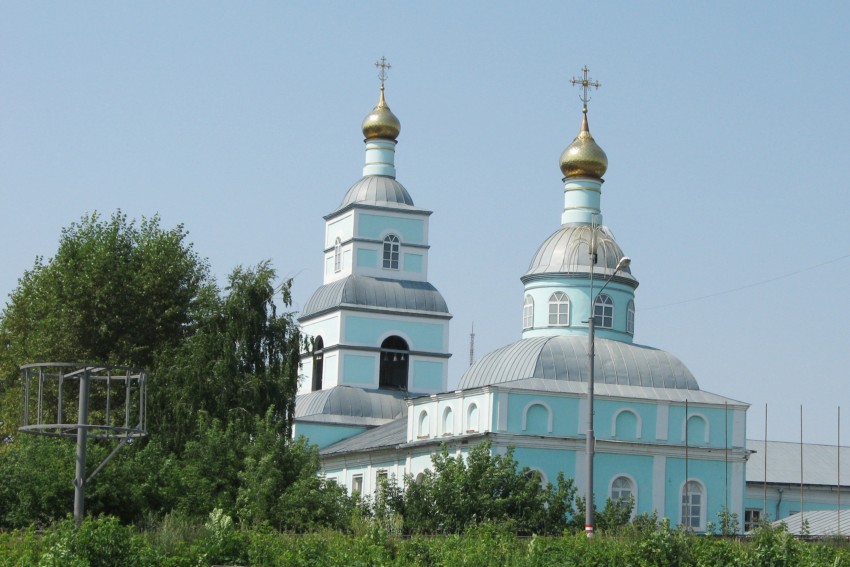 Саранск. Церковь Рождества Иоанна Предтечи. общий вид в ландшафте