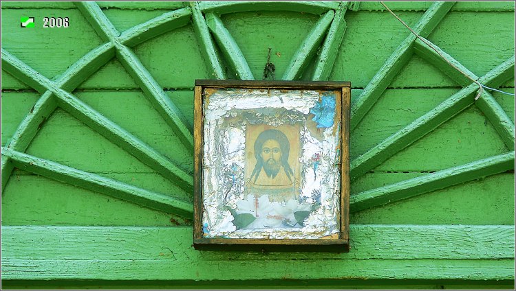 Церковь Николая Чудотворца, Степаньково (Меленковский район, Владимирская область). дополнительная информация, Храмовая икона на западном входе