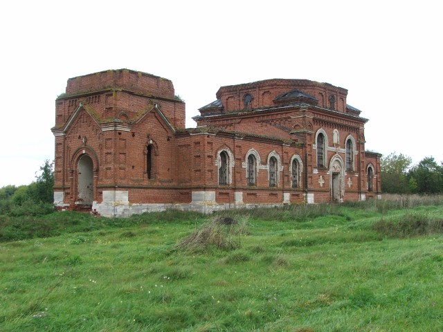 Григорово. Церковь Воздвижения Креста Господня. фасады