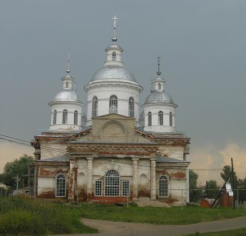 Церковь Троицы Живоначальной, Новый Усад (Арзамасский район и г. Арзамас, Нижегородская область). документальные фотографии