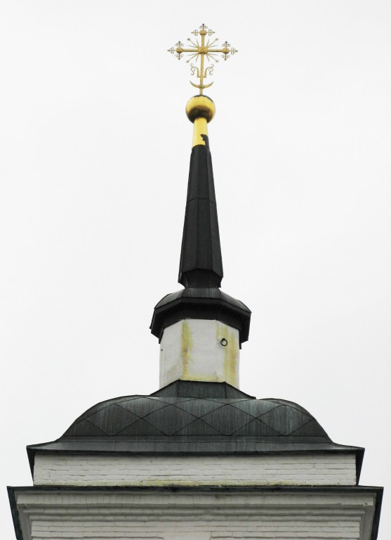 Собор Иоанна Богослова, Саранск (Саранск, город, Республика Мордовия). архитектурные детали, Завершение колокольни собора