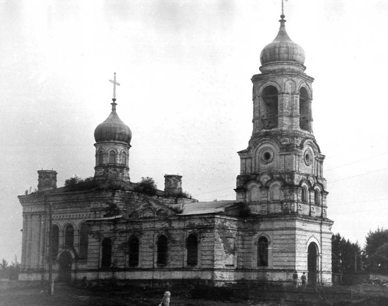 Нижняя Вязера. Церковь Казанской иконы Божией Матери. архивная фотография, Фото из паспорта ОКН, 1975